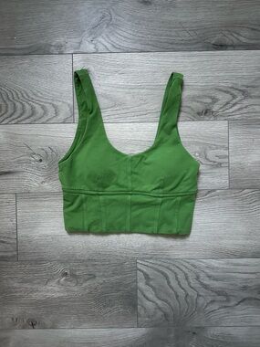 Green Crop Top